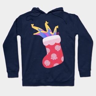 Christmas ribbon eel Hoodie